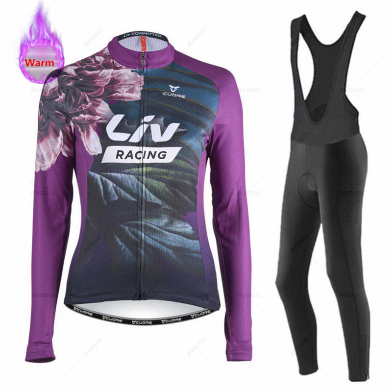 Cycling Gear Brands - Liv Nữ Mùa Đông Bicicleta Bộ