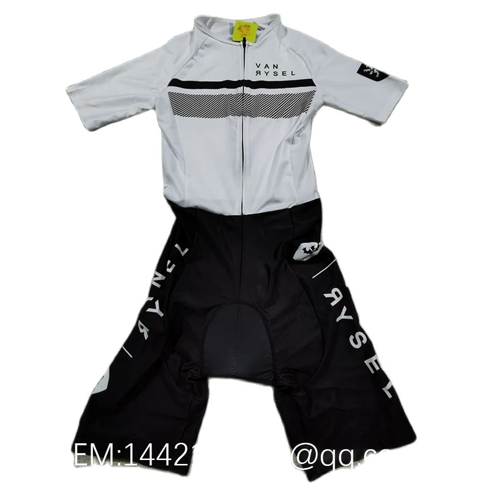 Vanrysel White/black One-piece - đánh giá và giá Cycling Gear Jersey